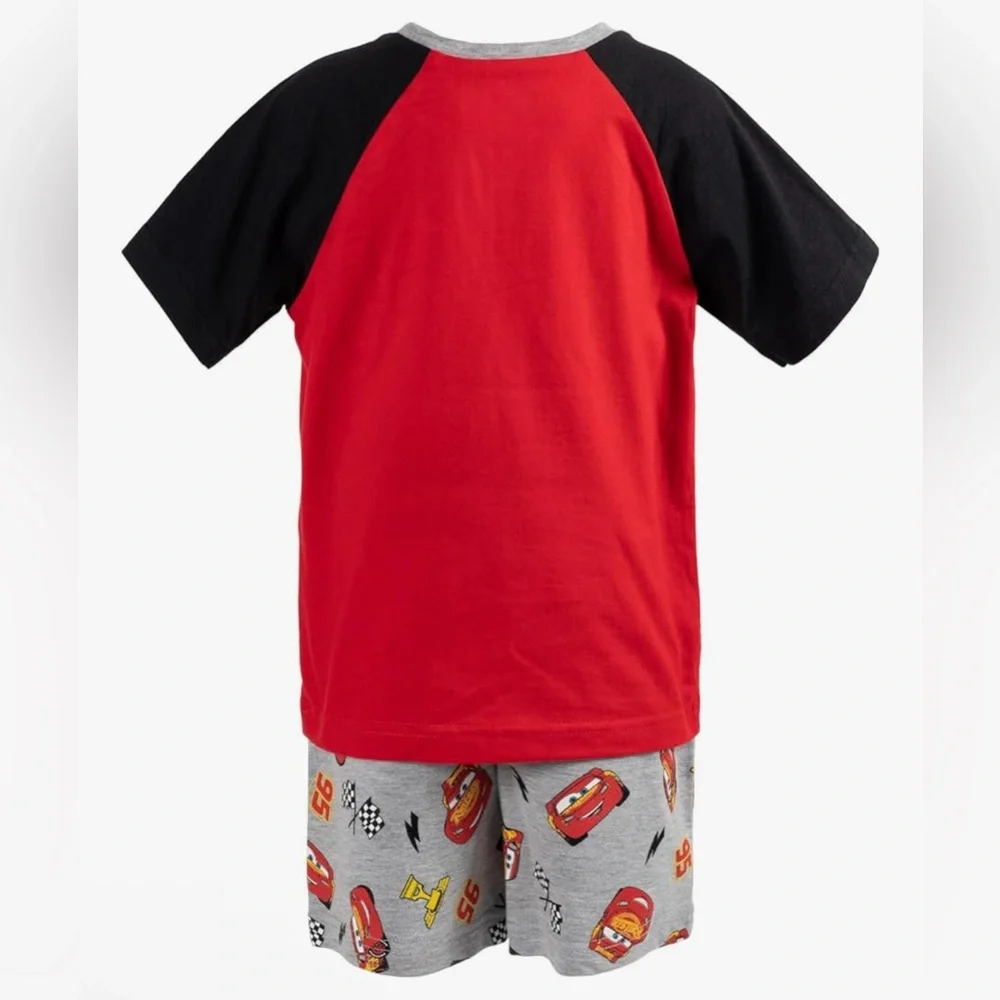 Disney Cars Lightening McQueen shorts outfit